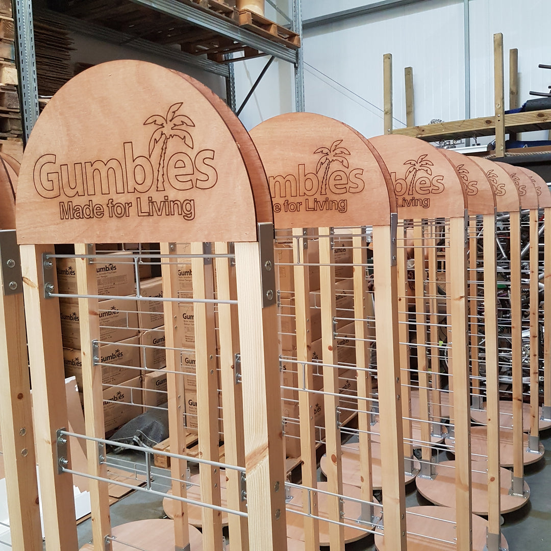 Our Gumbies Store Displays