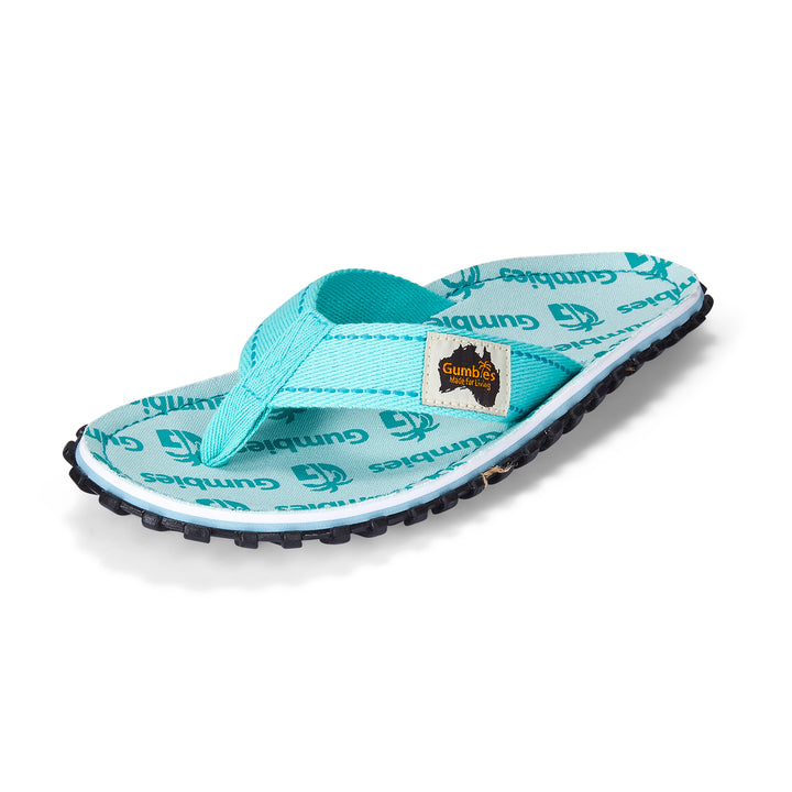 Islander Flip-Flops - Women's - Mint Multi Logo