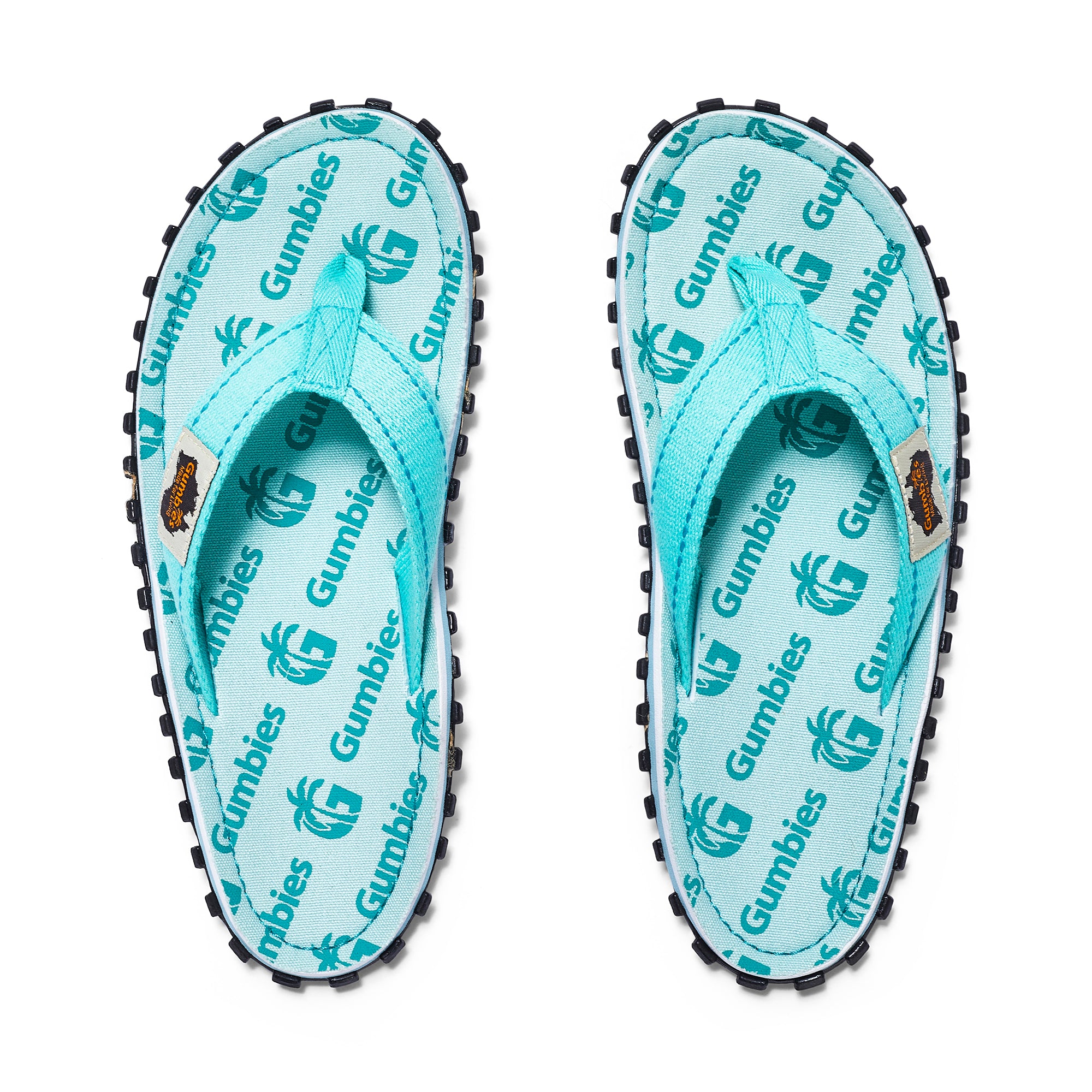 Islander Flip-Flops - Women's - Mint Multi Logo