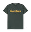 Gumbies Full Logo Black/Yellow - Unisex Organic Cotton T-Shirt