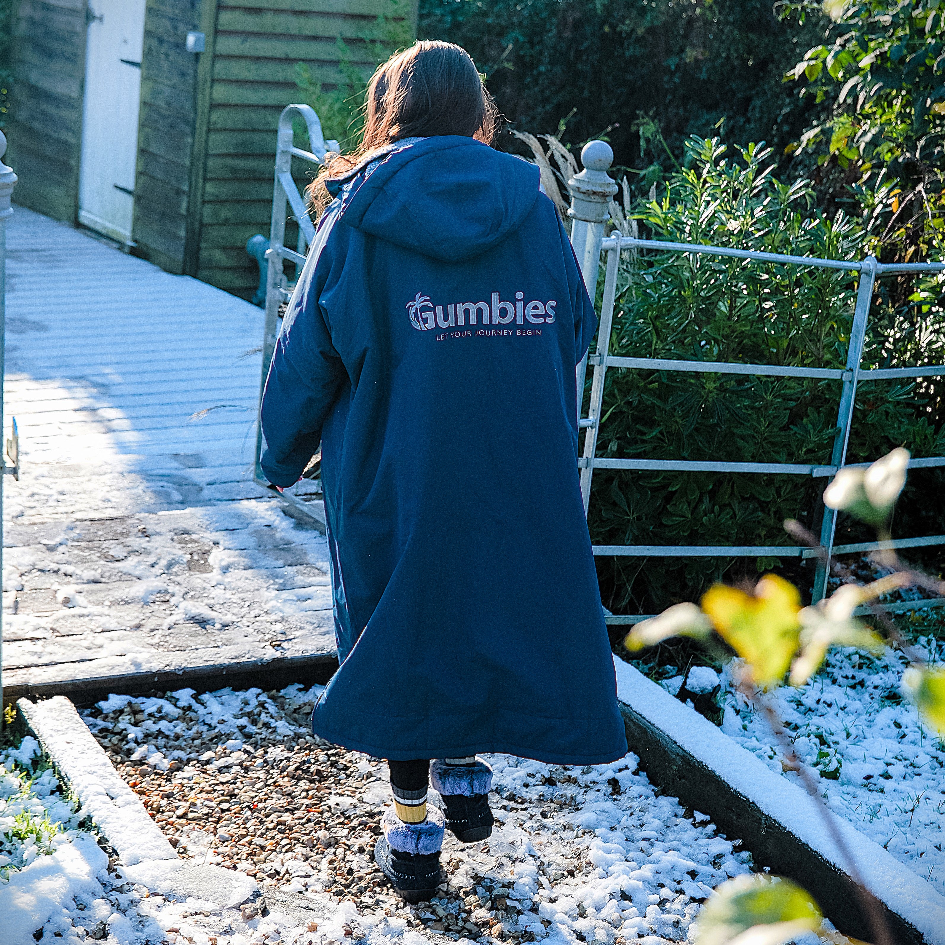 Sports-Cape - Navy & Grey
