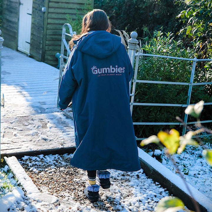 Sports-Cape - Navy & Grey