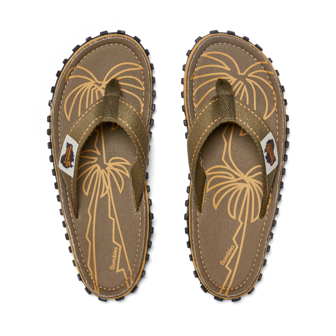 Islander Flip-Flops - Women's - Palm Leaf Khaki