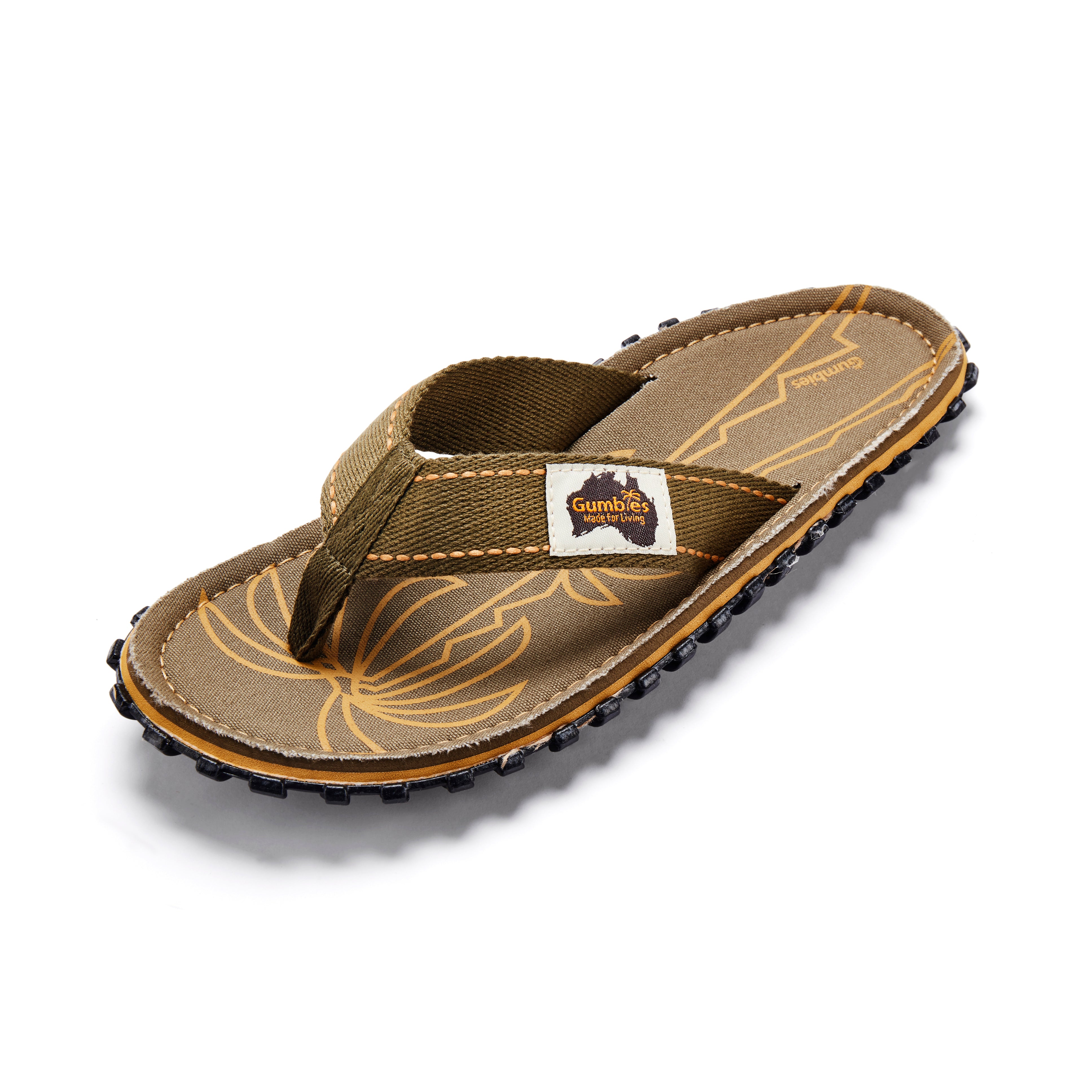 Islander Flip-Flops - Women's - Palm Leaf Khaki