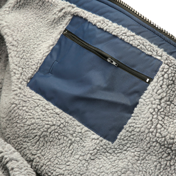 Sports-Cape - Navy & Grey
