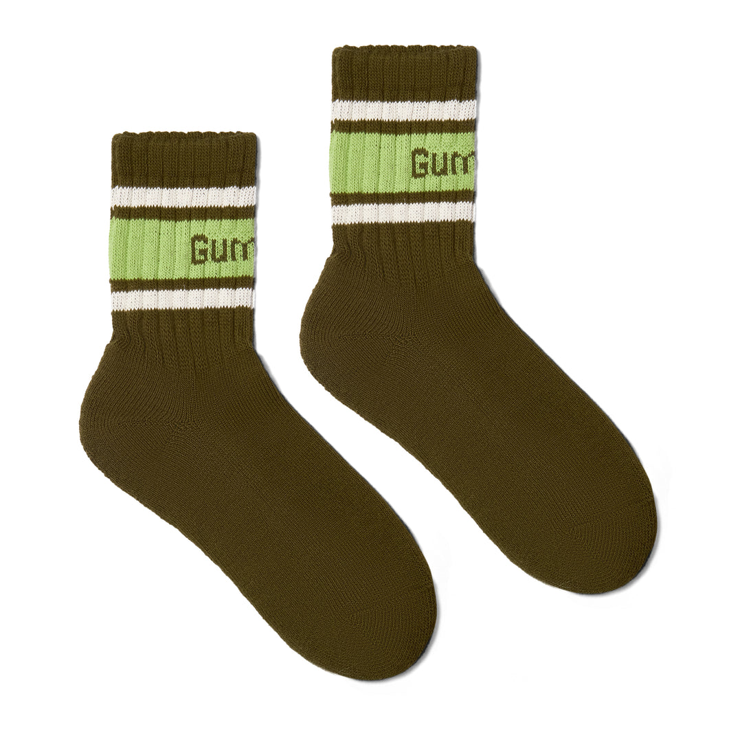 GUM Crew Sock - Men's - Moss & Pistachio