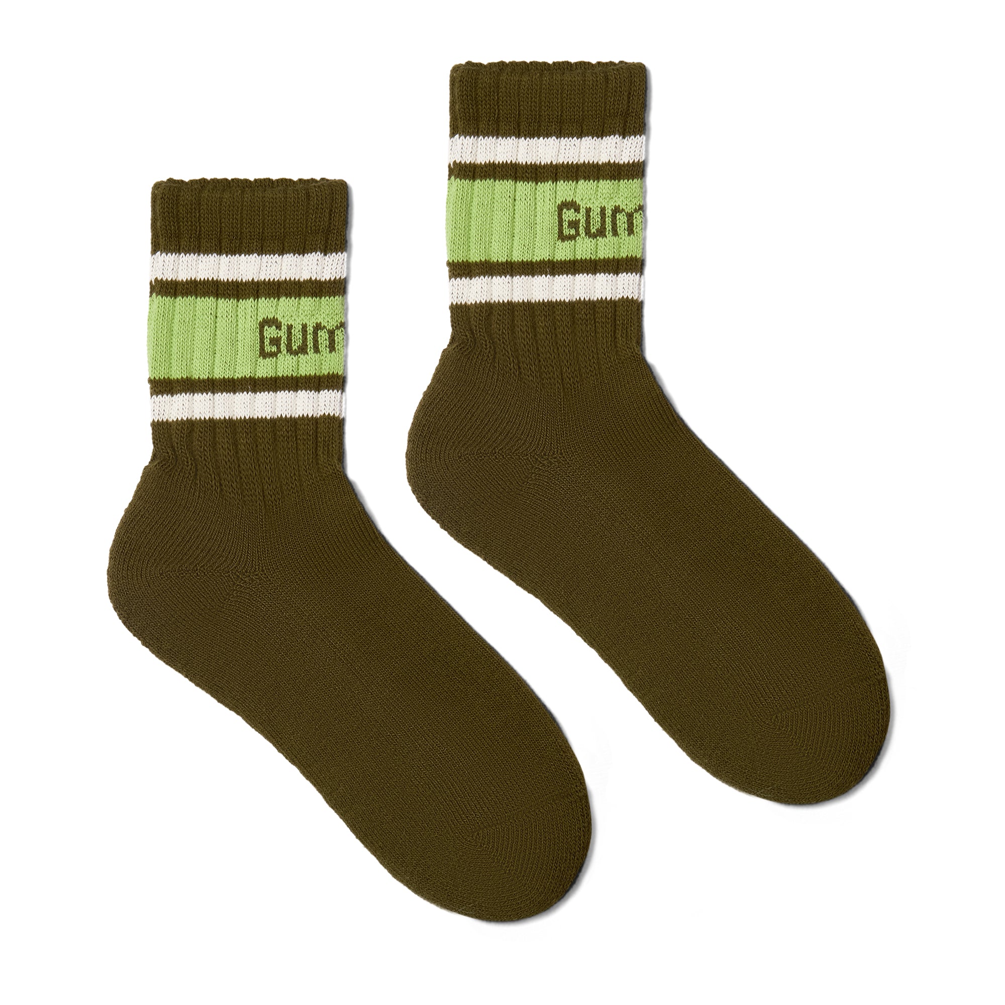 GUM Crew Sock - Women's - Moss & Pistachio