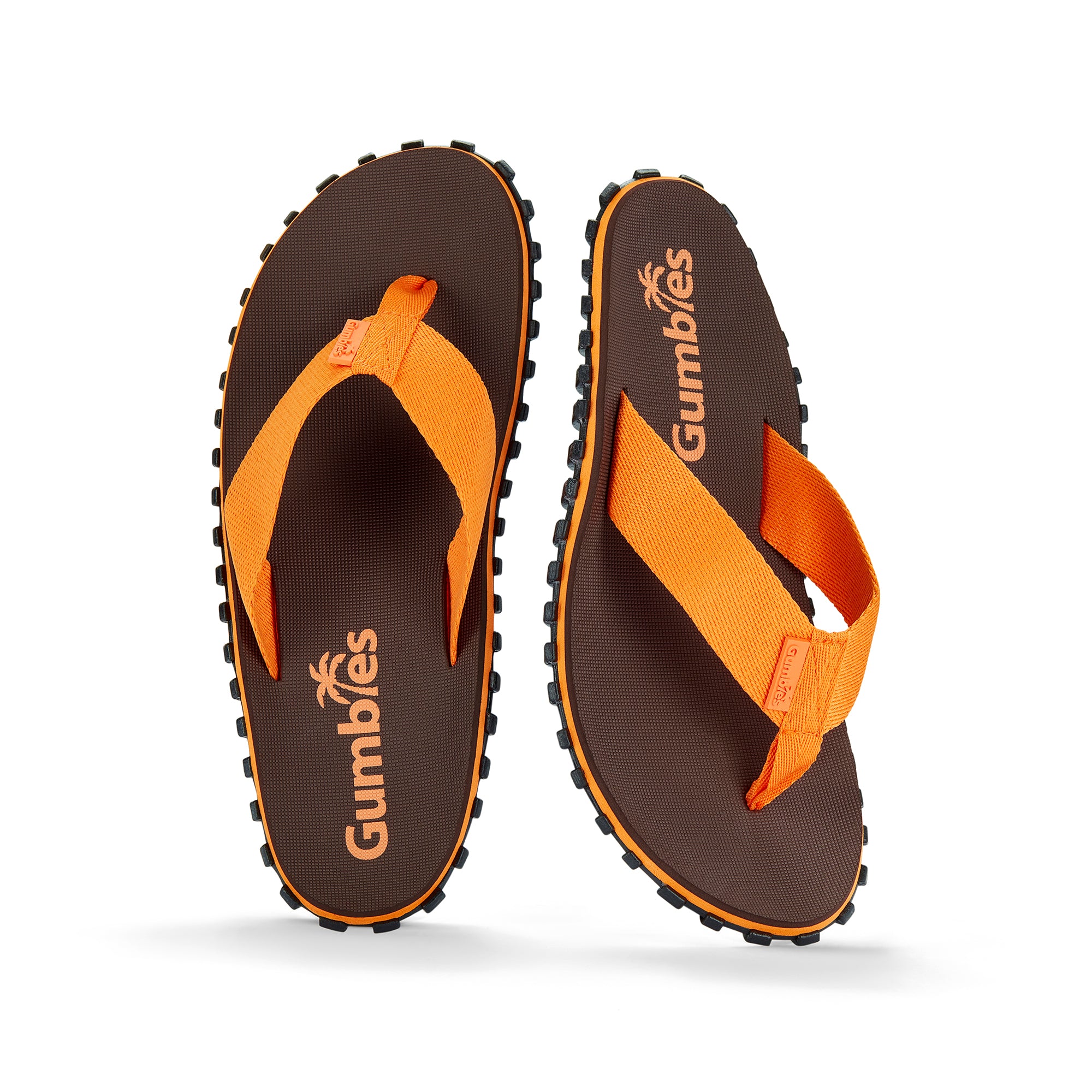 Duckbill Flip-Flops Men's Brown Orange – Gumbies