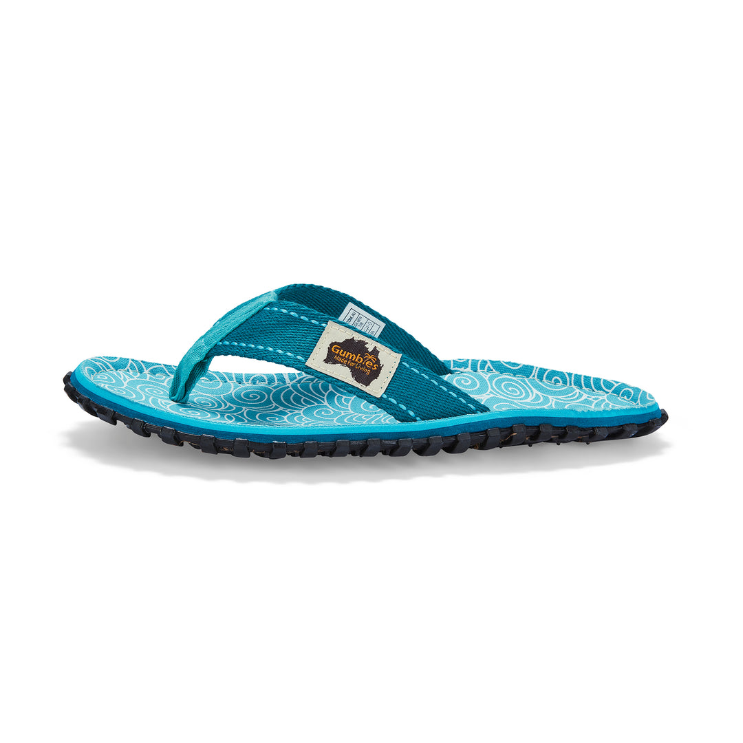 Islander Flip-Flops - Women's - Turquoise Swirls