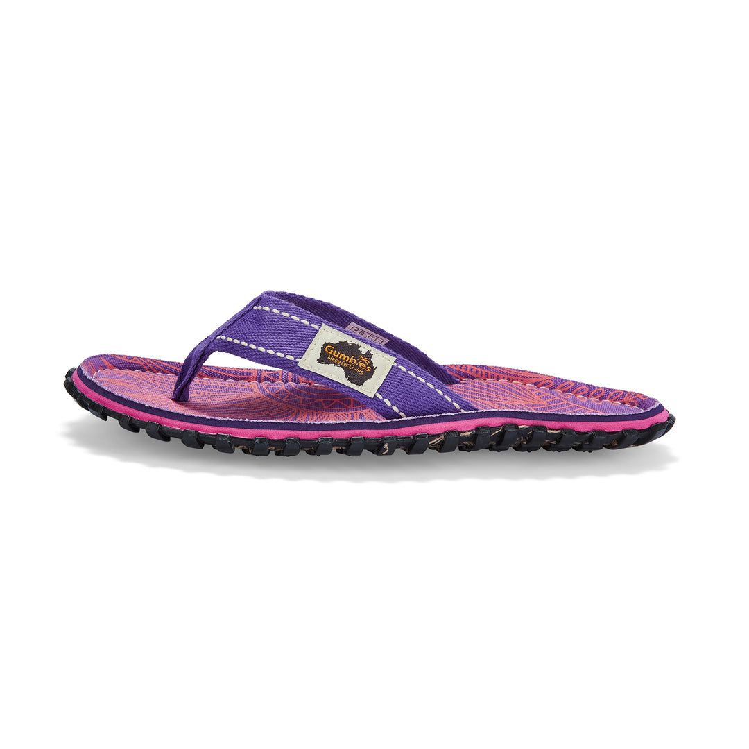 Islander Flip-Flops - Women's - Purple Sunflower