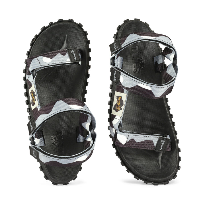 Scrambler Sandals - Men's - Black & Grey