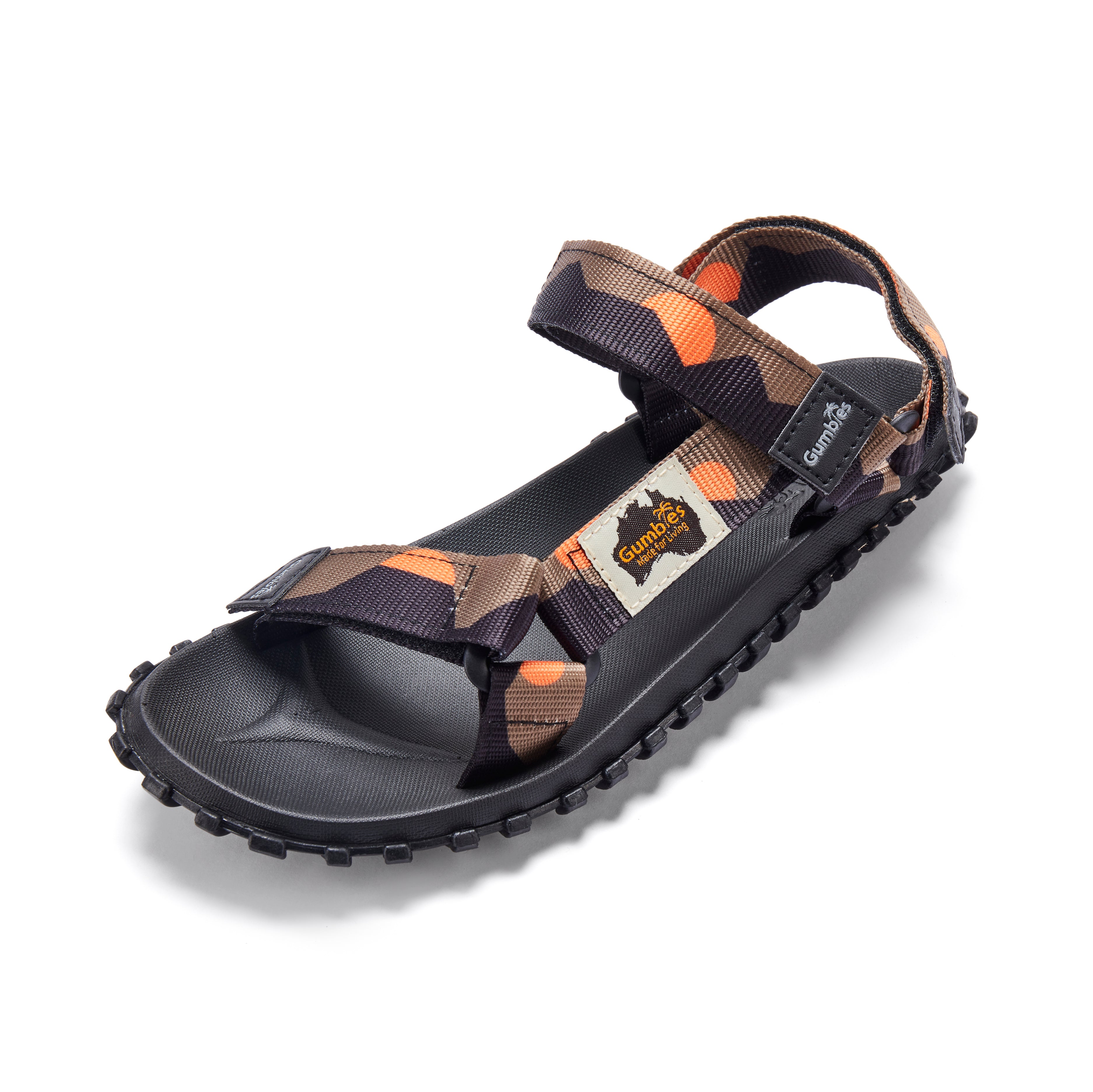 Scrambler Sandals - Women's - Khaki & Orange