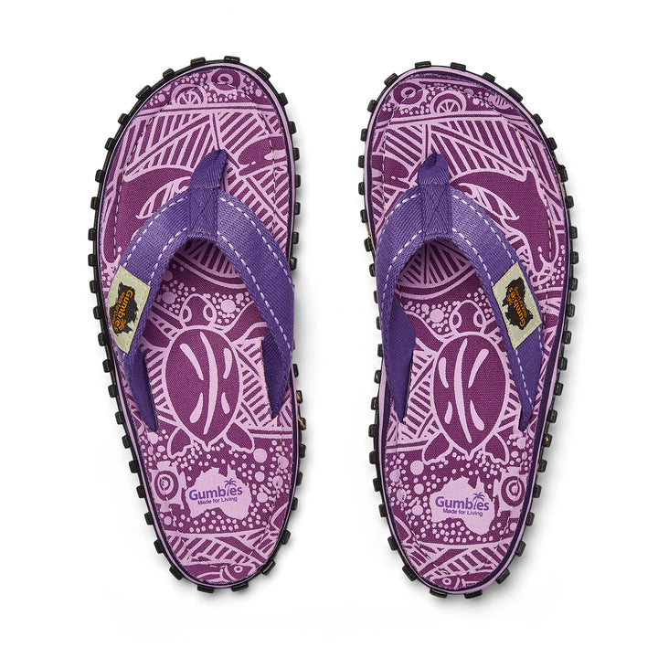 Islander Flip-Flops - Women's - Purple Signature