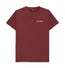 Gumbies Small Full Logo Rust/Cream - Unisex Organic Cotton T-Shirt