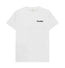 Gumbies Small Full Logo White/Black - Unisex Organic Cotton T-Shirt
