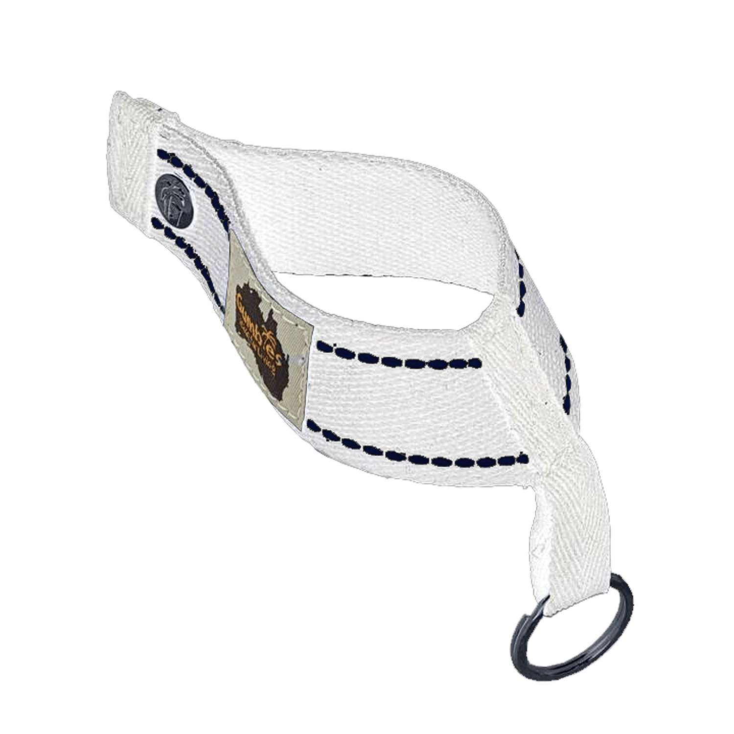 Flip-Fob Key Ring - White
