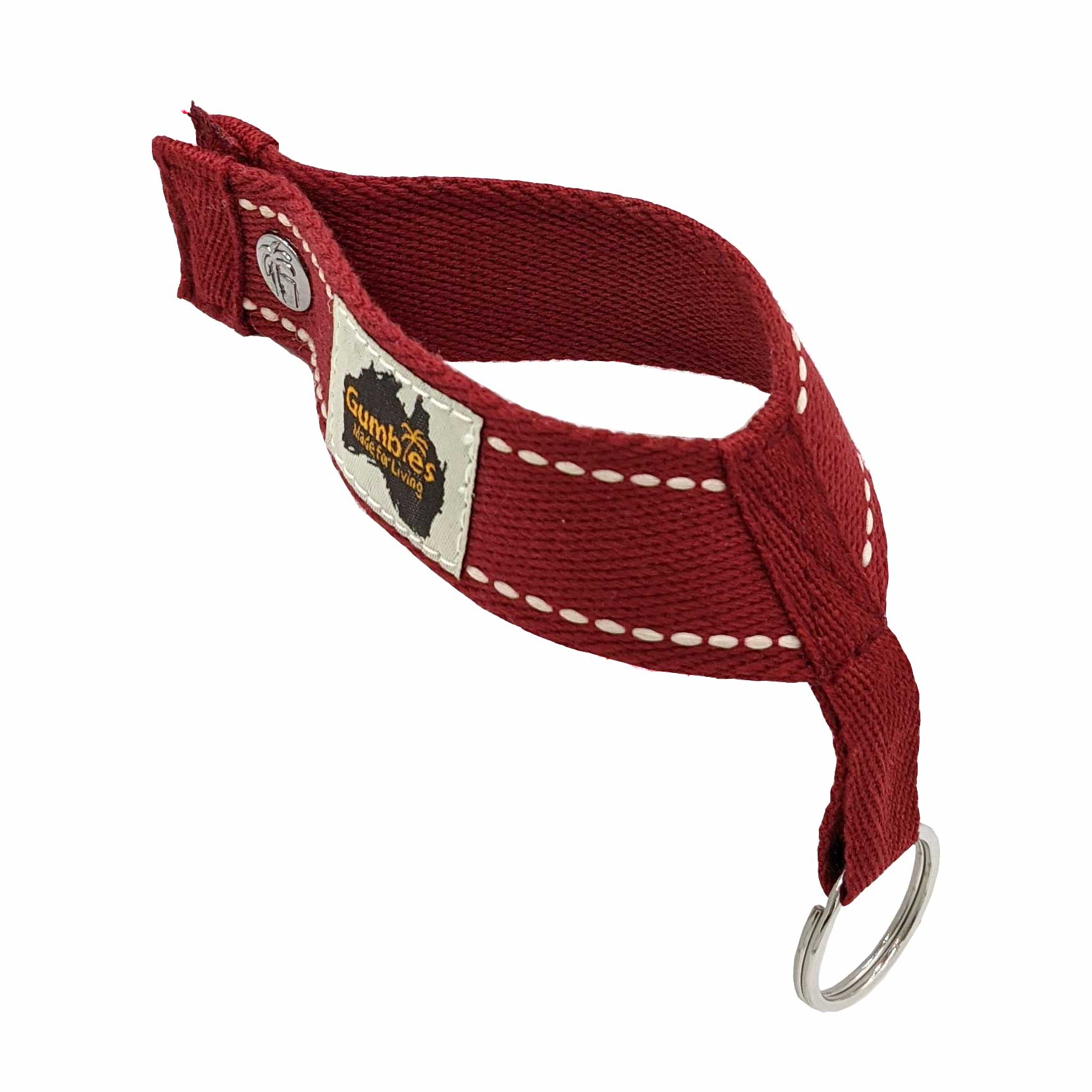 Flip-Fob Key Ring - Red
